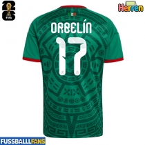 Mexiko Orbelin Pineda #17 Heimtrikot WM 2026 Kurzarm